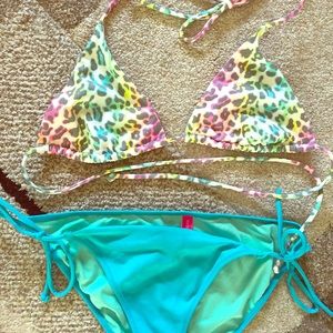 Victoria’s Secret bright cheetah Bikini